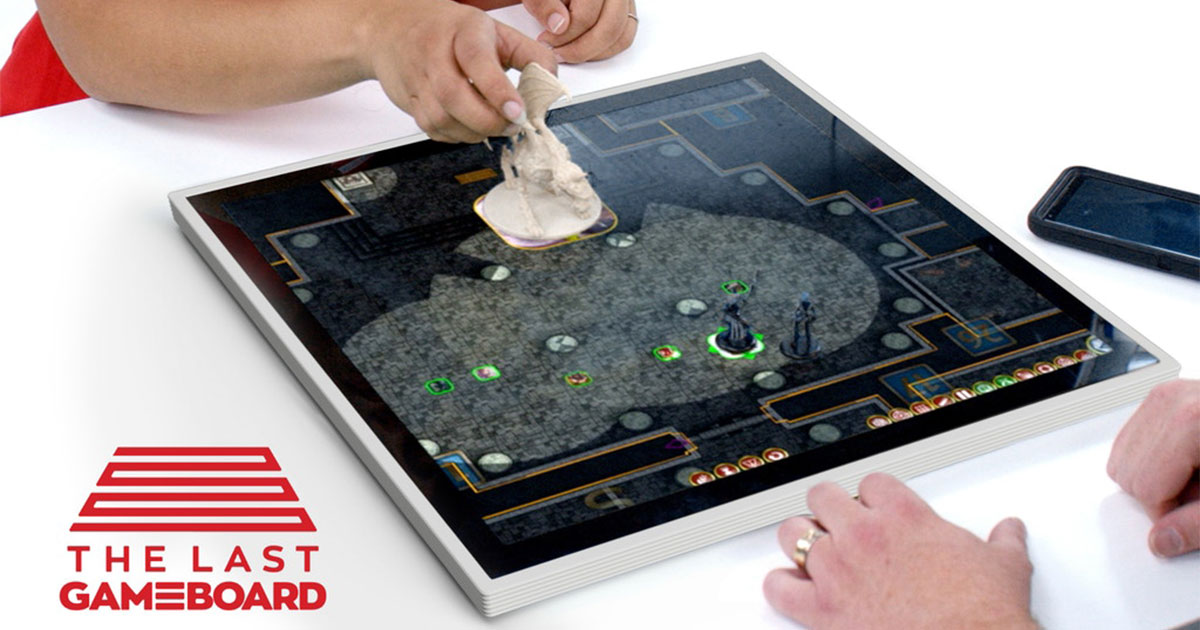 Gameboard1 A portable, interactive console for your tabletop game library